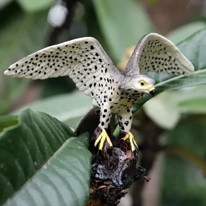 Wild bird animals fun mini flamingo parrot eagle phoenix guacamayo mar seagull pelican owl toucan statuettes action figures toys 10 Main Sales Macaw Clothing - №9