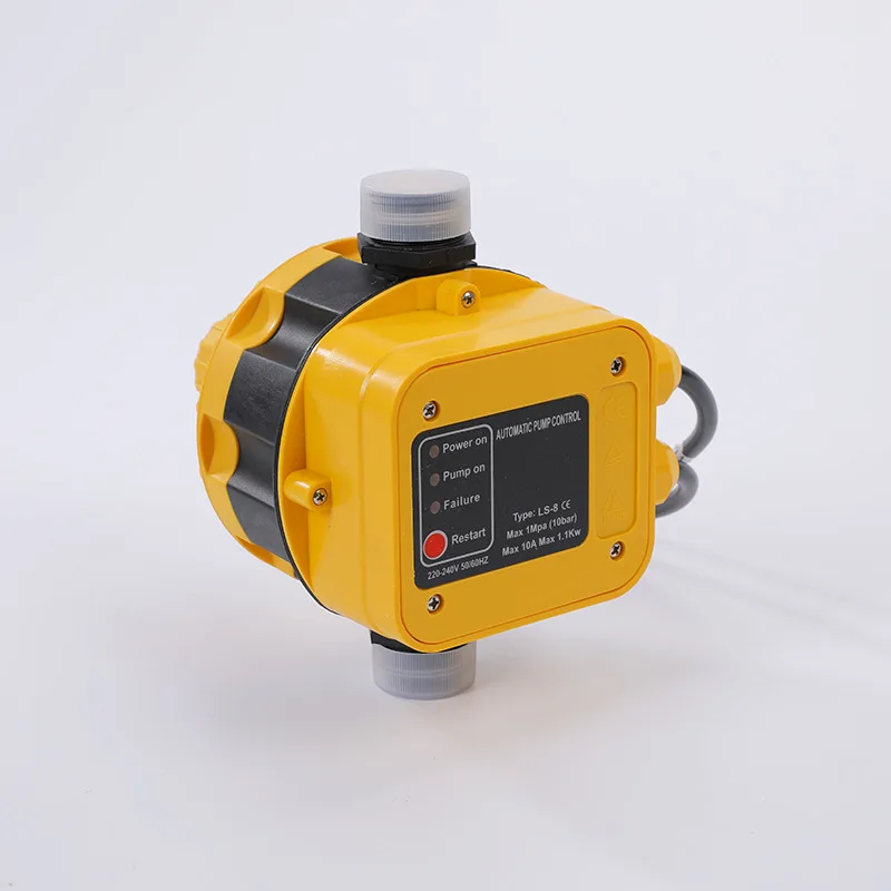 Yellow Water Pump Electronic Water Flow Pressure Switch Automatic Water Tower Liquid Level Controller