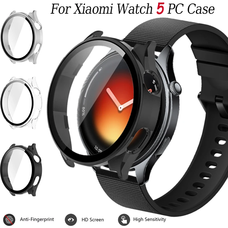 

Shell and membrane integrated For Xiaomi Watch 5 protective shell HD scratch-proof and bump-proof For Xiaomi Watch 5 Accessories