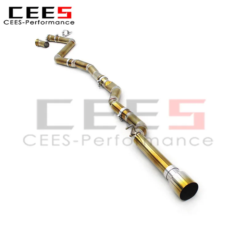 

CEES Catback выхлопная труба для Toyota Supra A90 3.0T 2020-20234 Высокопроизводительный глушитель выхлопной трубы автомобиля выхлопная система