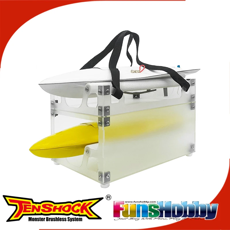 Tenshock combinação portable carrier boat titular expositor kit para mini barco mini mono mini eco