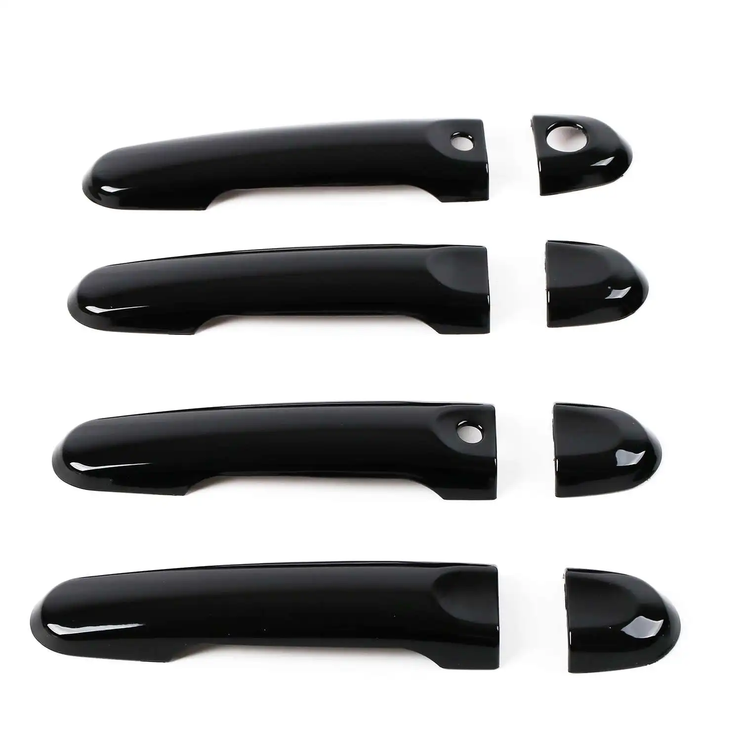 For Nissan Cube Z12 2009 2010 2011 2012 2013 2014 2015 2016 2017 Abs Chrome Black Door Handle Cover Trim Car Styling Components