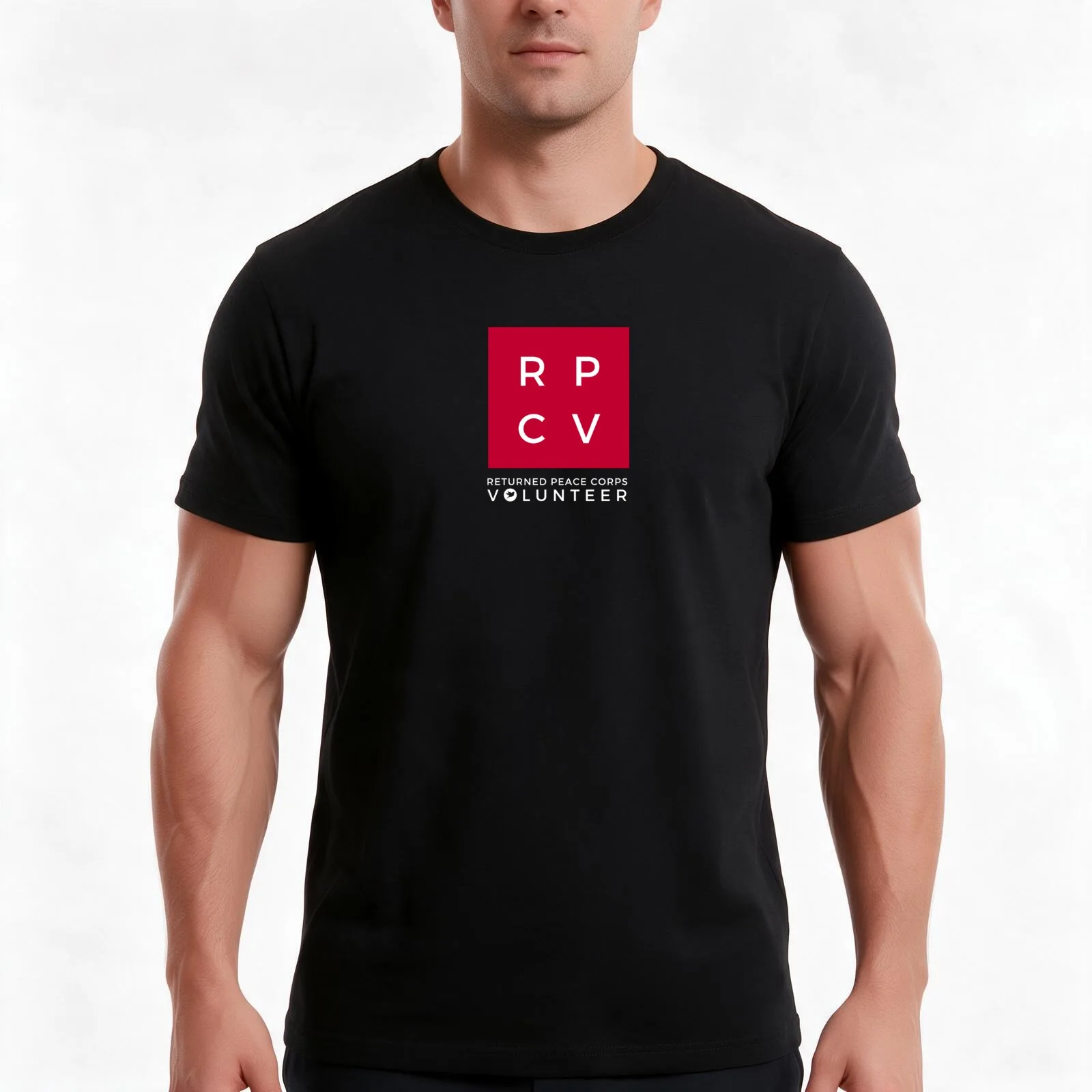 RPCV - Returned Peace Corps Volunteer T-Shirt, Summer Casual Cotton Tee, Oversized Streetwear Tops, Vintage Graphic Print