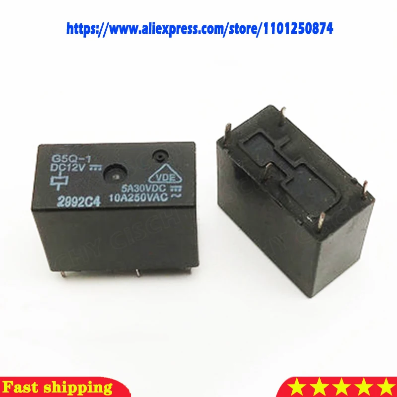 5Pcs G5Q-1A-12V G5Q…