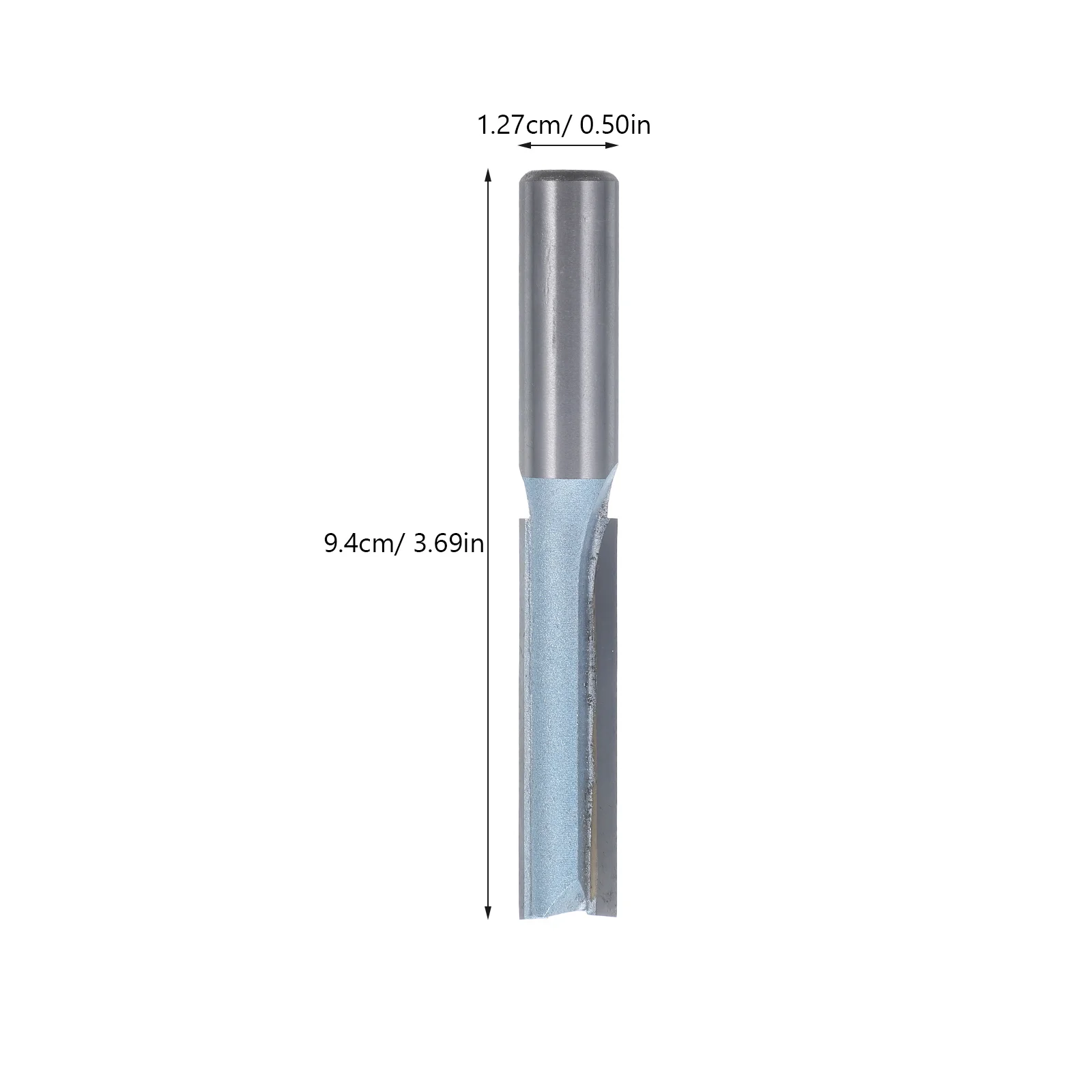 مزمار مزدوج عالي القوة مستقيم راوتر بت للأخاديد جوفاء الدقة طحن النجارة أداة قطع الخشب الرقائقي