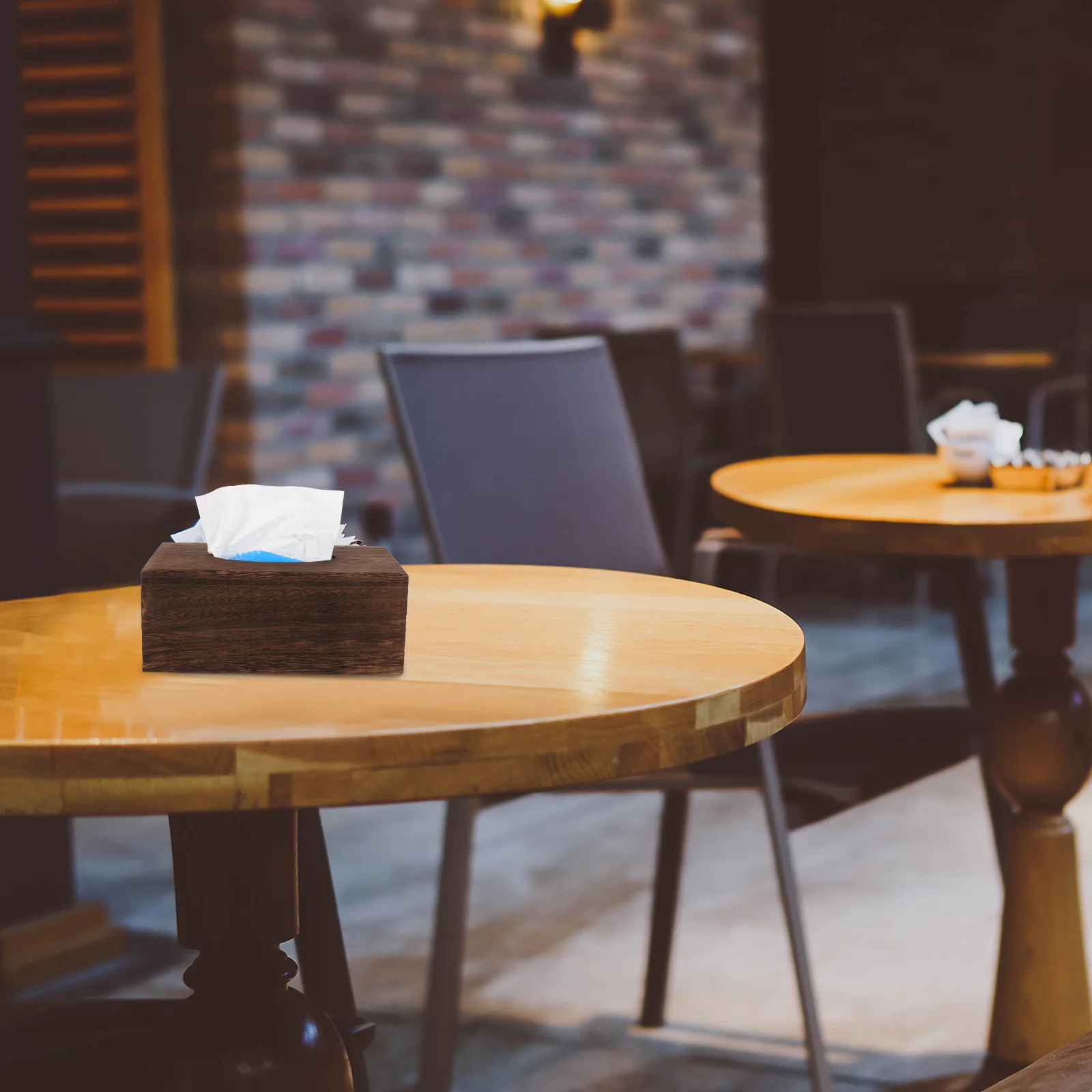 

1pc Wooden Tissue Box Desktop Container Tissue Holder Napkin Case Storage Box Creative Paper Towel Holder For Living Room Office