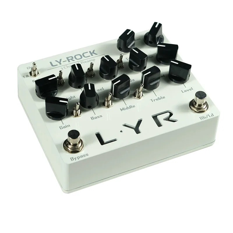 LYR 3-Channel Preamp Landing Pedals Single Block Effector Clean Rhythm SOLO Lead For Guitar KSR Ceres Artmis 100 ColossH100