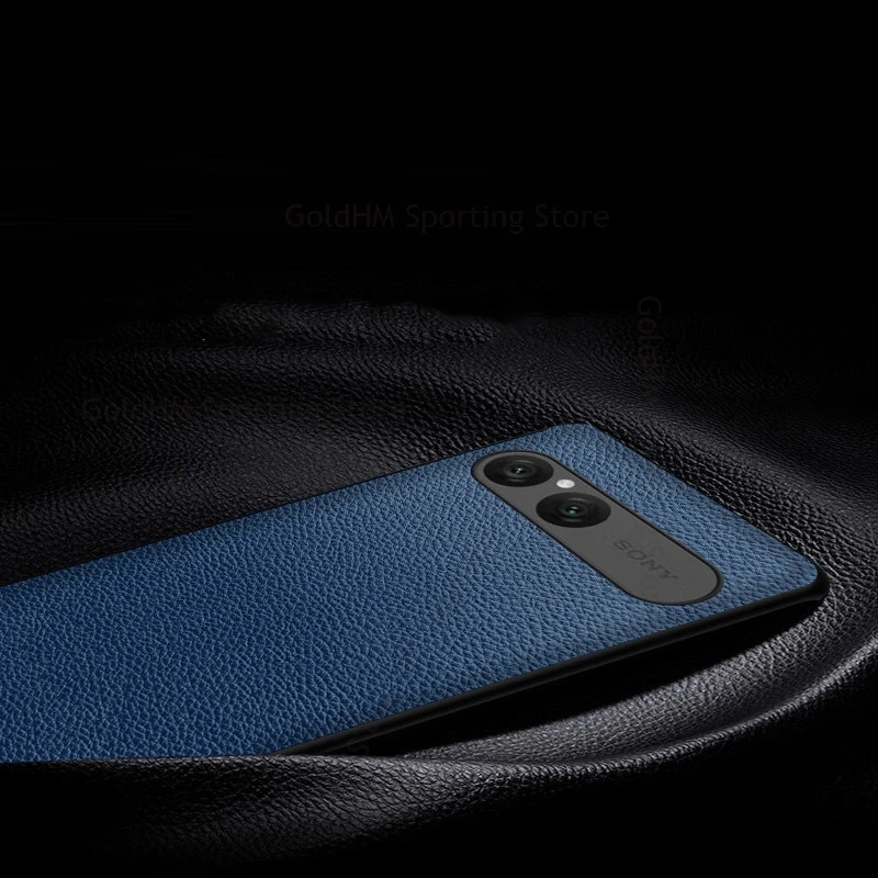 

Phone Shockproof Leather Case For Sony Xperia 1 10 VII Soft Edge Protective Cover Xperia 1 VII 10 VI 1V 10III Ultra Thin Fundas