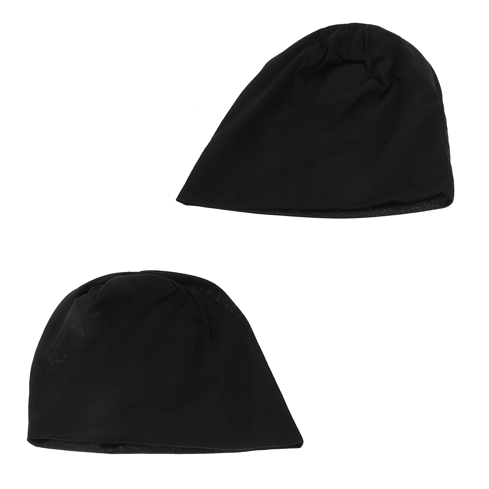 

2 Pcs Hats Hedging Cap Cool Skull Men Women Warm Caps Black Beanie Miss