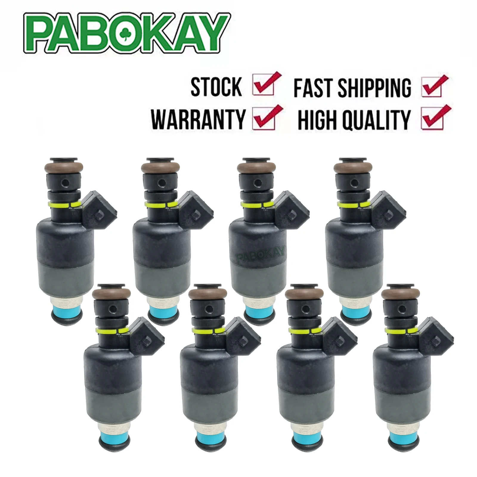 8 pieces x Fuel Injector For Buick Chevrolet Oldsmobile 17102768 17106772 17103146 17120601