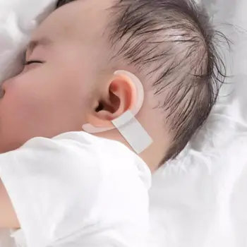 Silikonové nálepky na uši elfů, podpora ve tvaru motýla pro natažené ušní lalůčky, 4/16/32 ks, průhledné neviditelné silikonové náplasti 10 nejlepší prodej správné ucho - №7