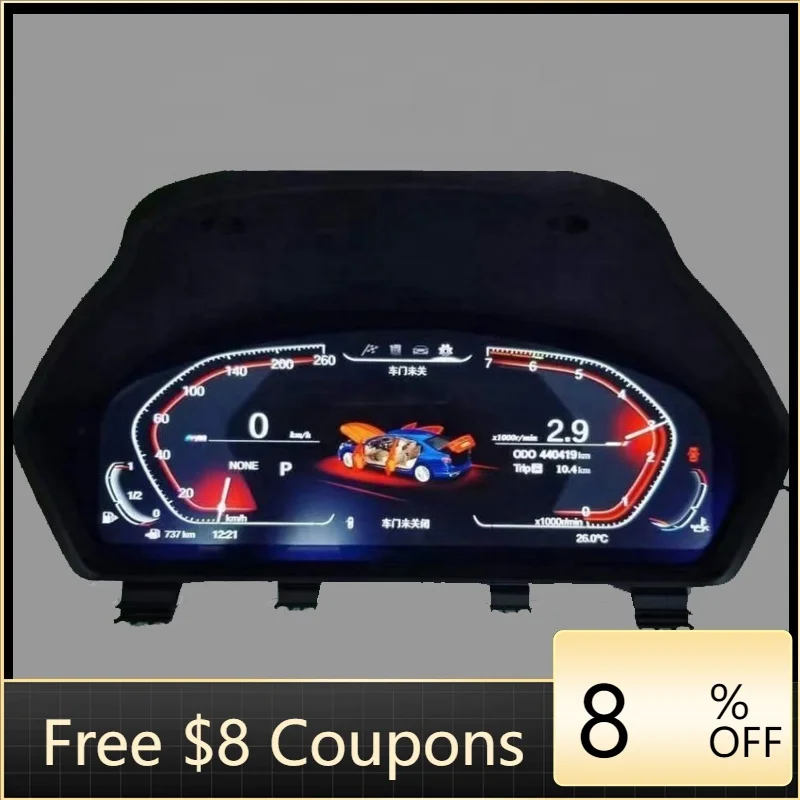 Customized Automobile Tachometer Dashboard for  Universal Instrument Cluster