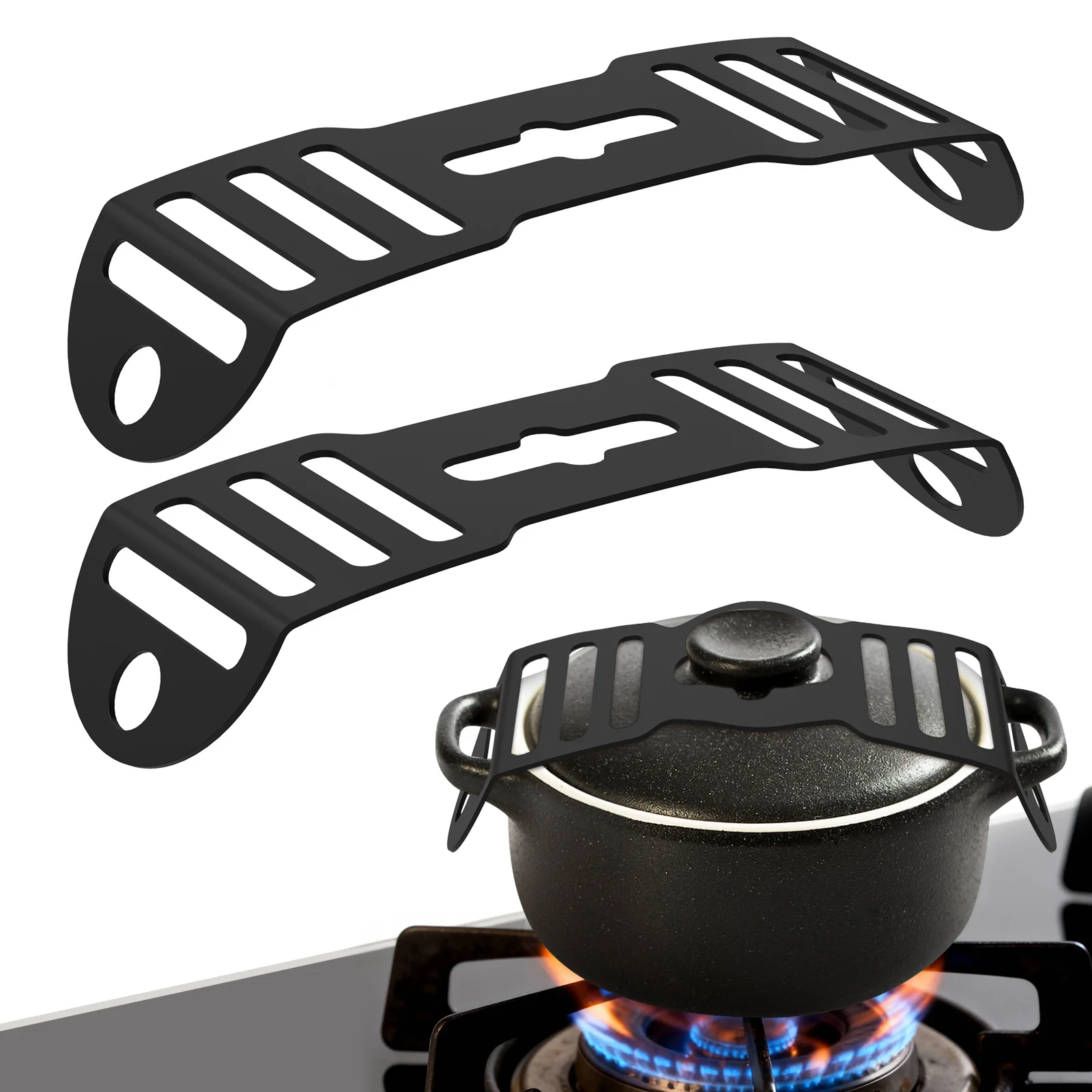 Silicone Lid Lock Strap for Slow Cooker (6/7/8 Quart) Universal Silicone Latch Strap Heat Resistant No Spill Design Transport