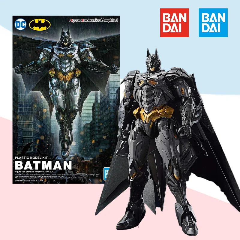 

Bandai Original BOX Figure-rise Standard Amplified FRS BATMAN full Action Anime plastic model kit Assembly toy gift for kids