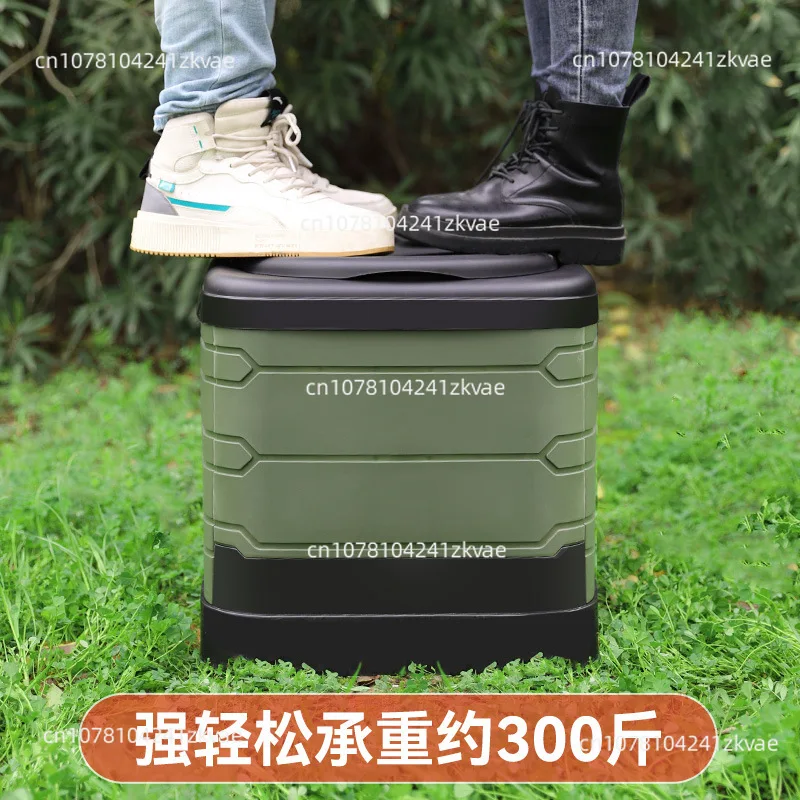 Outdoor Portable Folding Adult Mobile Car Toilet Outdoor Camping Toilet RV Deodorant Car Travel