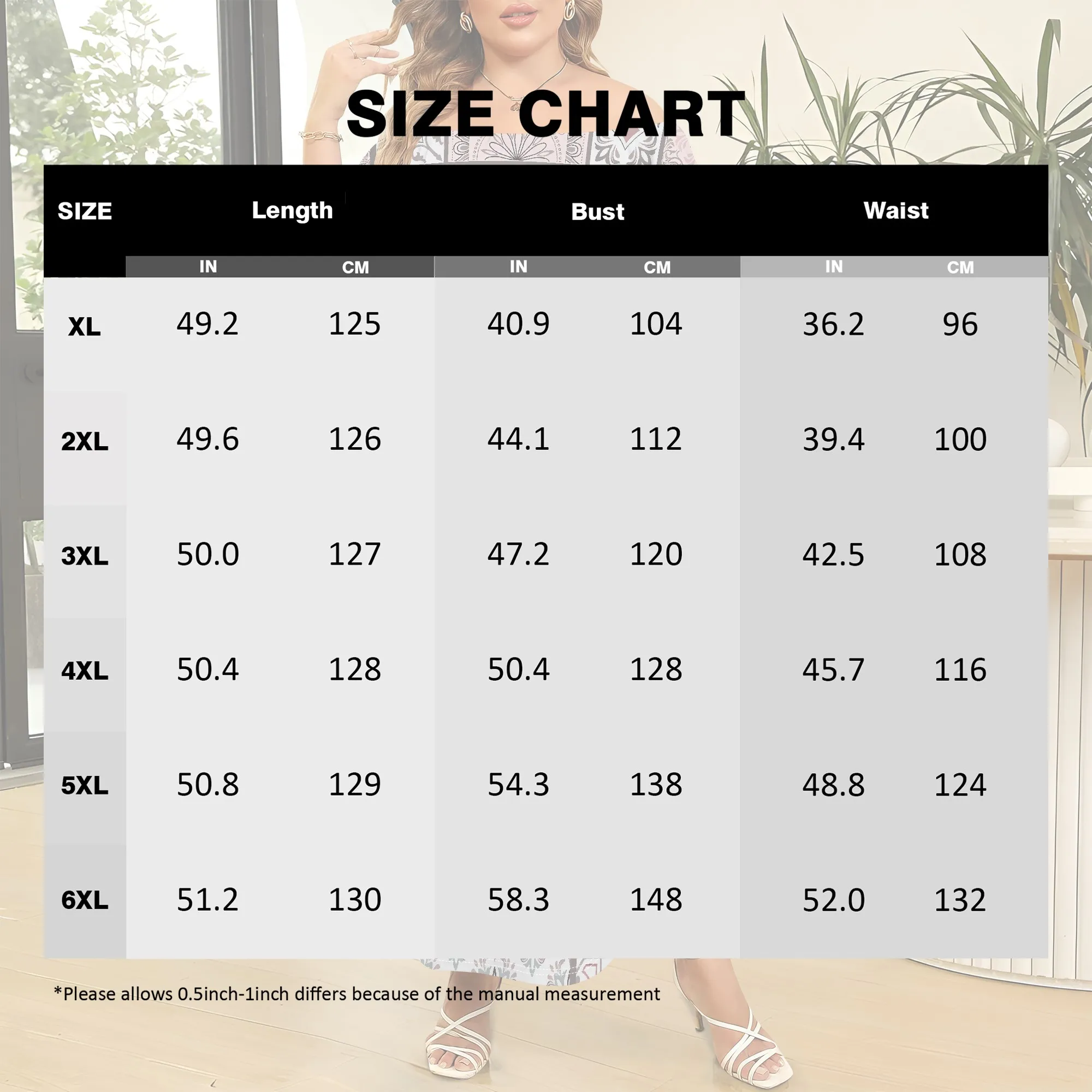 EQQZD Modern Patchwork Pattern Print Maxi Dress with Pockets, Plus Size Stylish Casual Slit-Side Dress for Women