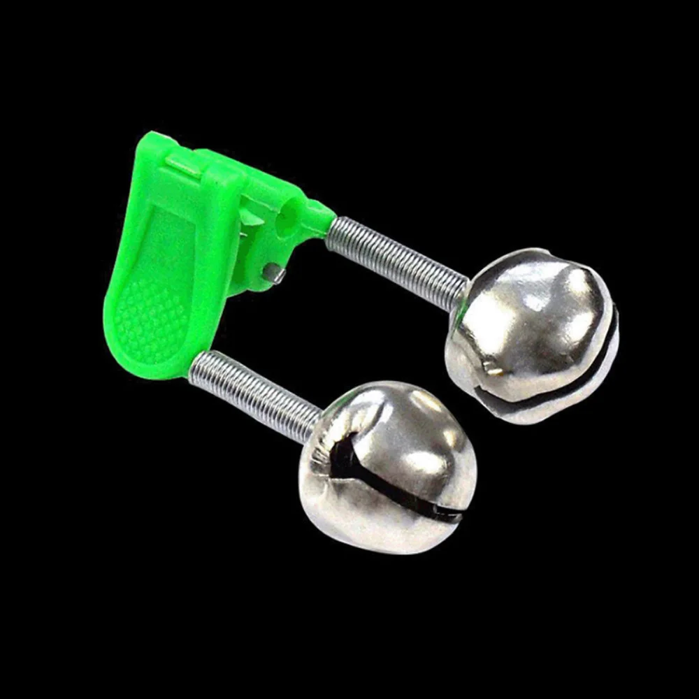 

Fishing Bite Alarm Bells Plastic Rod Tip Clips with Dual Alert for Night Fishing Bait Indicator Outdoor Angling Accessories