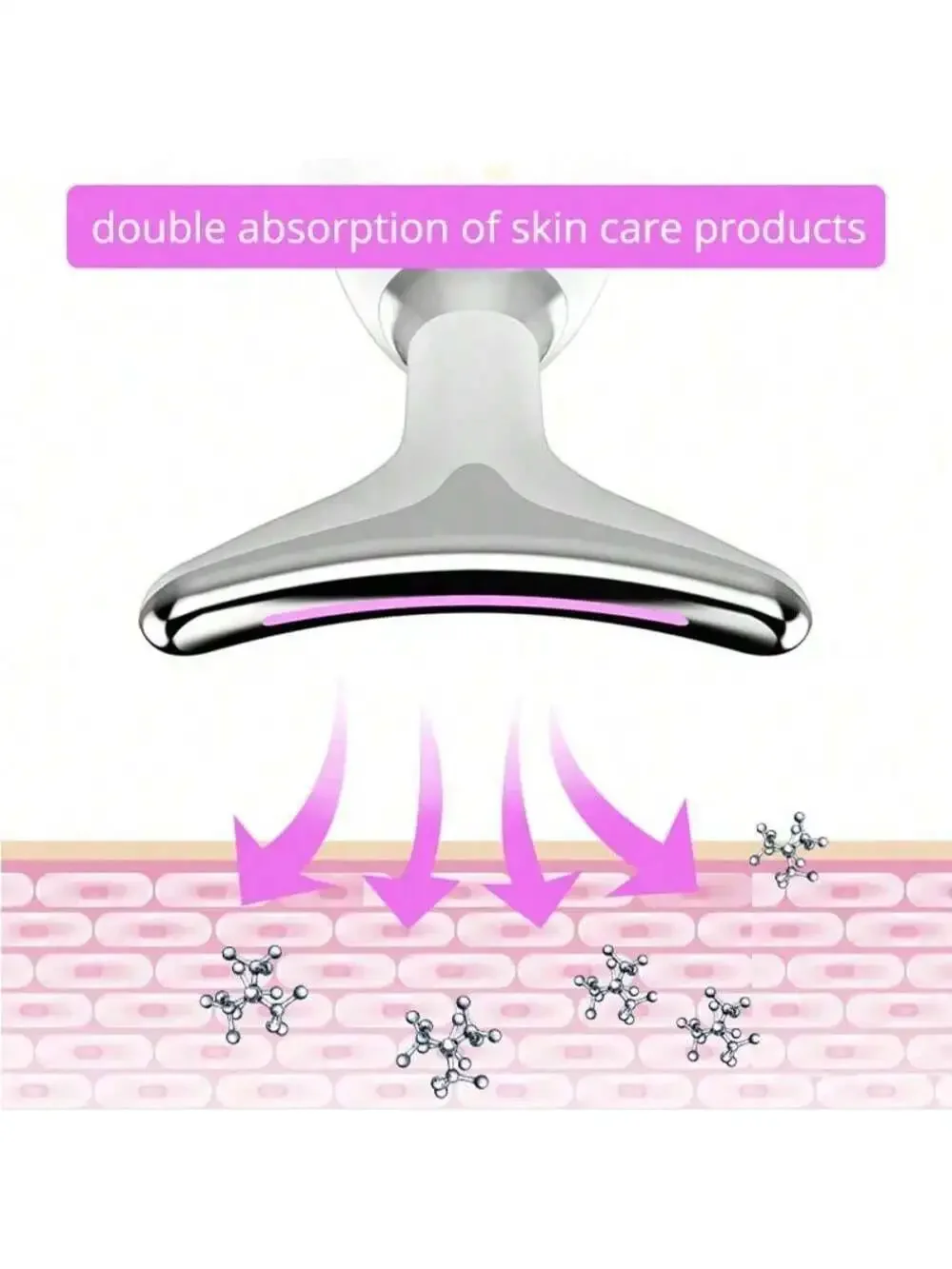 Appareil de Lifting du visage du cou EMS microcourant LED thérapie photonique Vibration masseur de visage Anti-rides raffermissement outils de soins de la peau