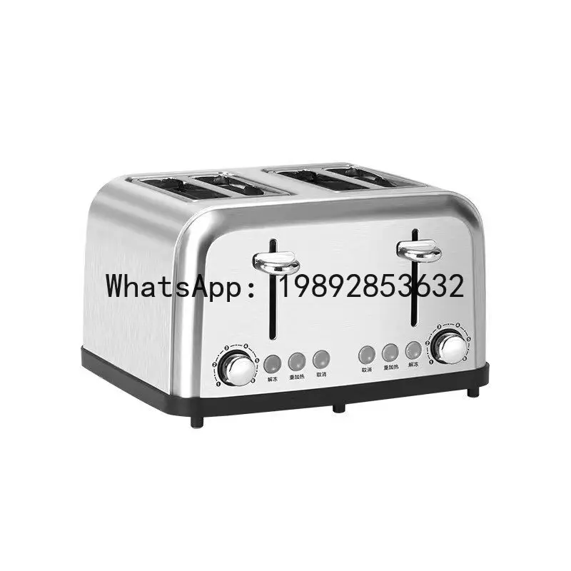 

Commercial bread machine for toast, fully automatic heating for sandwiches, multi-functional toaster, breakfast machine