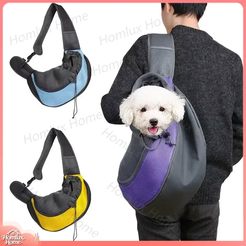 Portable Pet Carrier Bag Breathable Mesh Crossbody Shoulder Hand Chest Sling for Small Dogs Cats Puppy Travel Outdoor Fashion