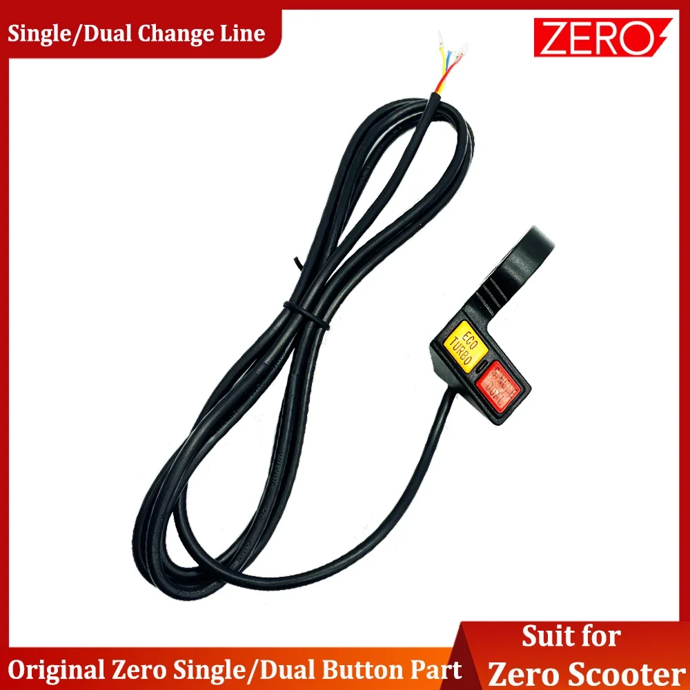 Original Zero Single/Dual Change Line Single/Dual Switch Button Part for ZERO 8X 10X 11X Electric Scooter Original Spare Part