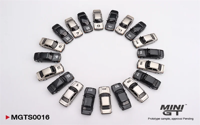 

Предзаказ # MGTS0016 Mini GT 1:64 190E 1984 Nurburgring Race of Champions, набор из 20 машинок, лимитированная серия 5000 экземпляров