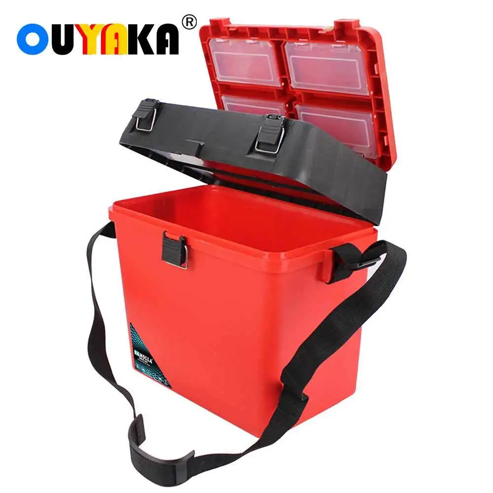 

Multi-storey Compartments Plastic Accessories Multifunction Fishing Box Big Lure Box Waterproof Pesca Carp Fish Equipamentos