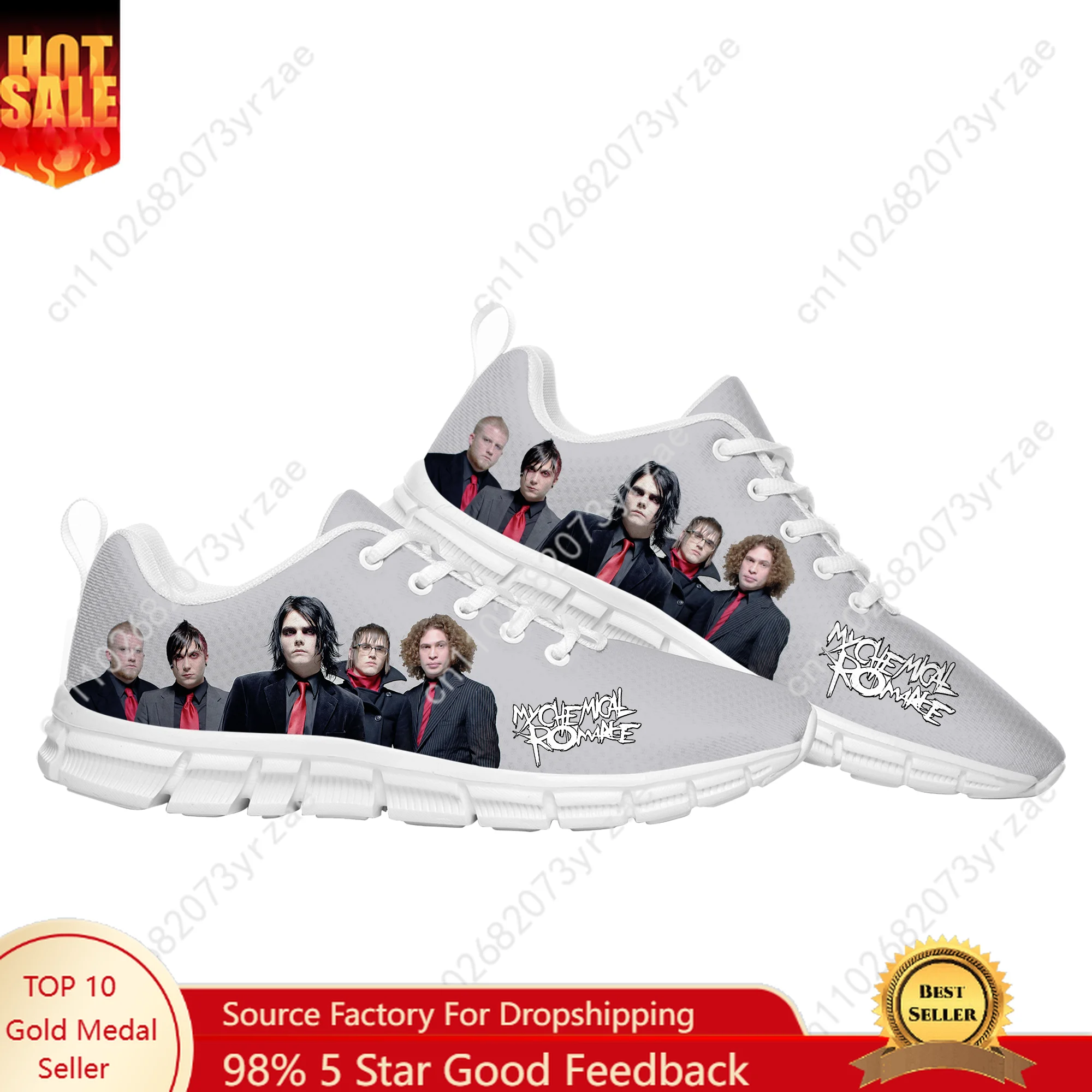 

My Chemical Romance Sneakers Mens Womens Teenager Customized Sports Shoes High Quality Casual Pattern Print Custom Made Shoes