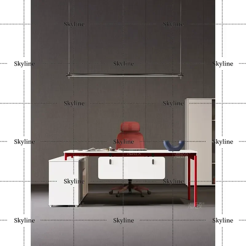 2026 New Light Luxury Executive Desk for Manager Supervisor High End Small Office Table for Leader