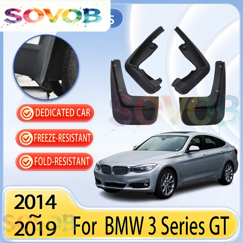 Car Mudguards Parts For BMW 3 Series Gran Turismo GT F34 2014~2019 Mudflaps Splash Fender Flare Cover Guard Auto Mud Accessories