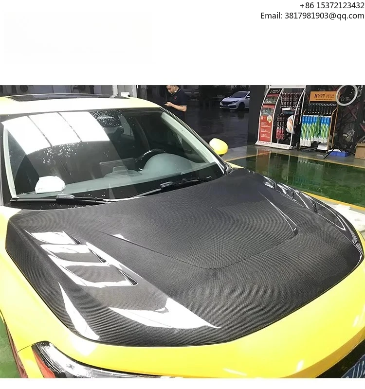 

2021-2022 CWS-D STYLE CARBON FIBER ENGINE BONNET HOOD For HONDA CIVIC X 11TH GEN