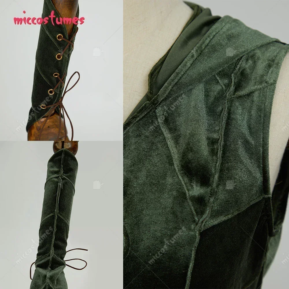 Cosplaymiccostumes المرأة معطف مقنع القرون الوسطى قزم تأثيري حلي عصر النهضة معطف قصير مع الأكمام لفساتين حفلة الهالوين