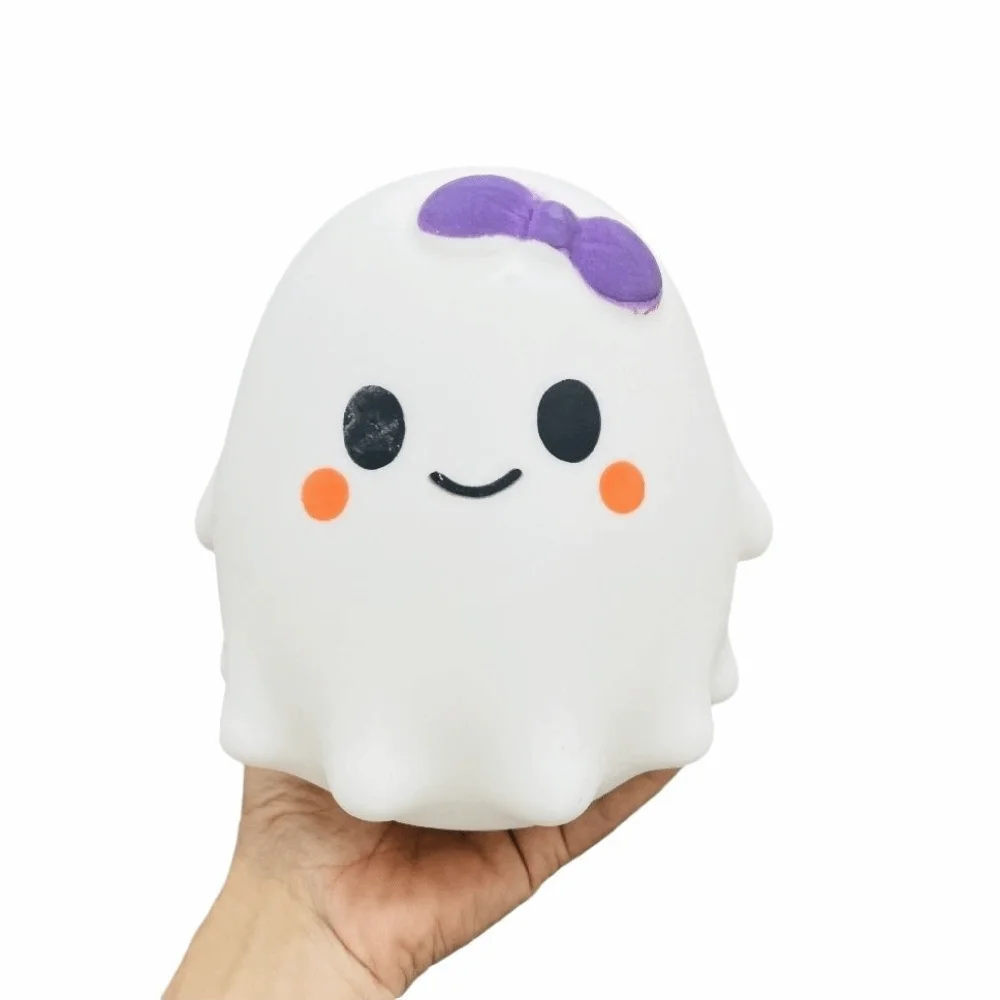 New Crazy Fun Ghost Squeeze Toys Slow Rebound White Sensory Fidget Toy Soft Cartoon Decompression Toy Halloween Gifts
