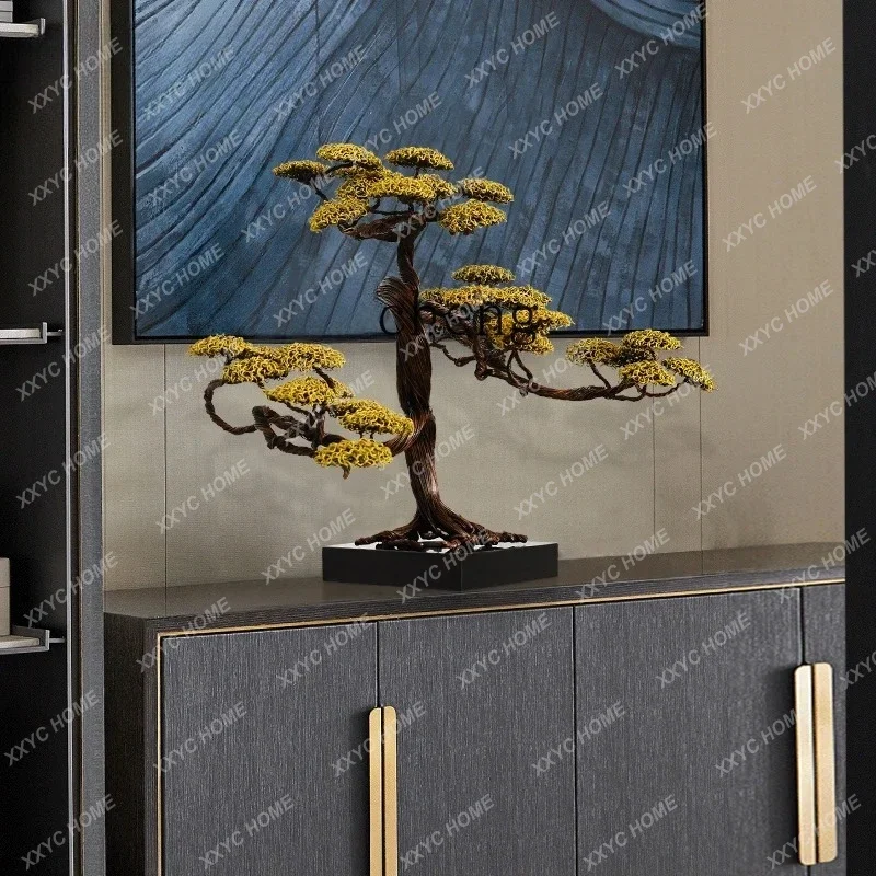 

welcome pine ornament hotel lobby wrought iron metal model room living room entrance decorative artwork