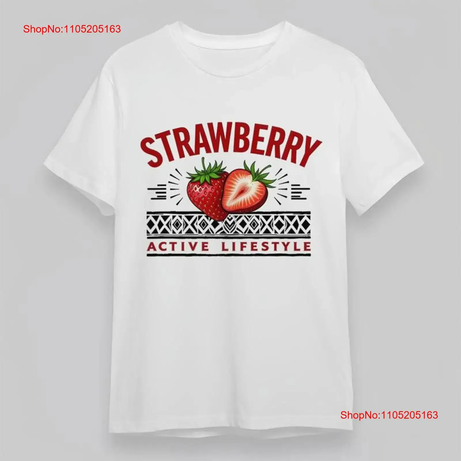 

Women's Comfortable Soft Classic T Shirt Strawberry Active vintage Washed Breathable Unisex designer clothes graphic Slightly