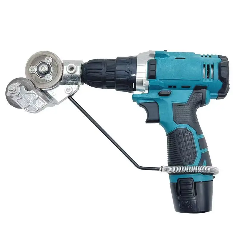 

‌Drill Metal Shear Conversion Kit Heavy Duty Sheet Metal Cutter for Steel Aluminum Thin Plate DIY Workshop Power Tool Attachment