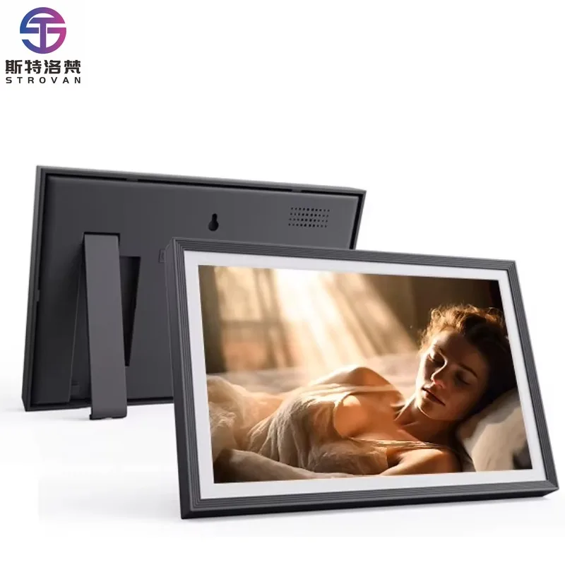 

Portable Digital Picture Frame with Wifi and Touch Screen Modern Display with Automatic Rotation and Multi-Language