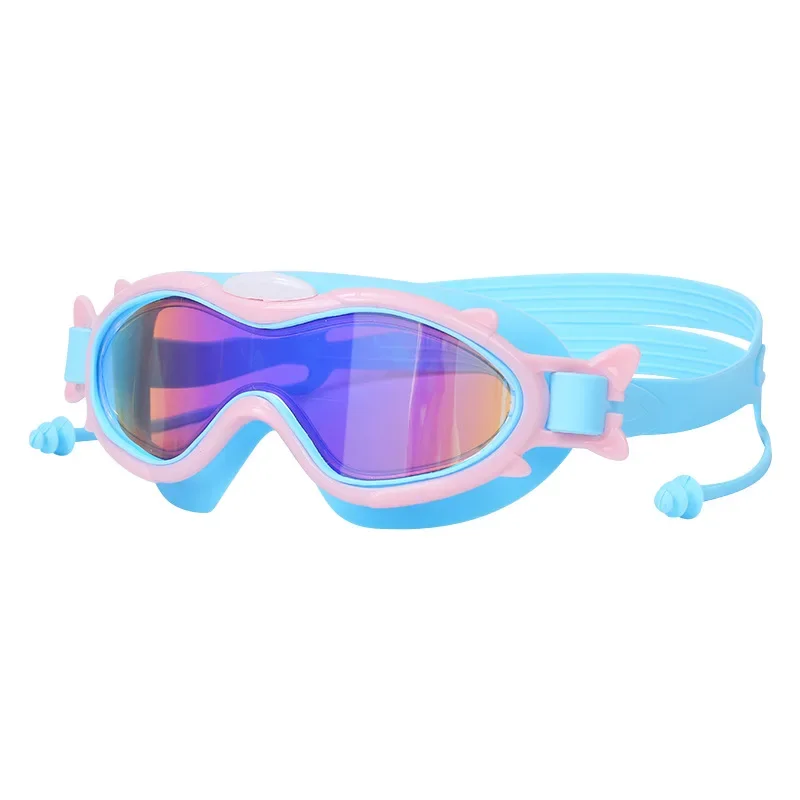 New children's macaron swimming goggles PC anti-fog swimming glasses waterproof goggles