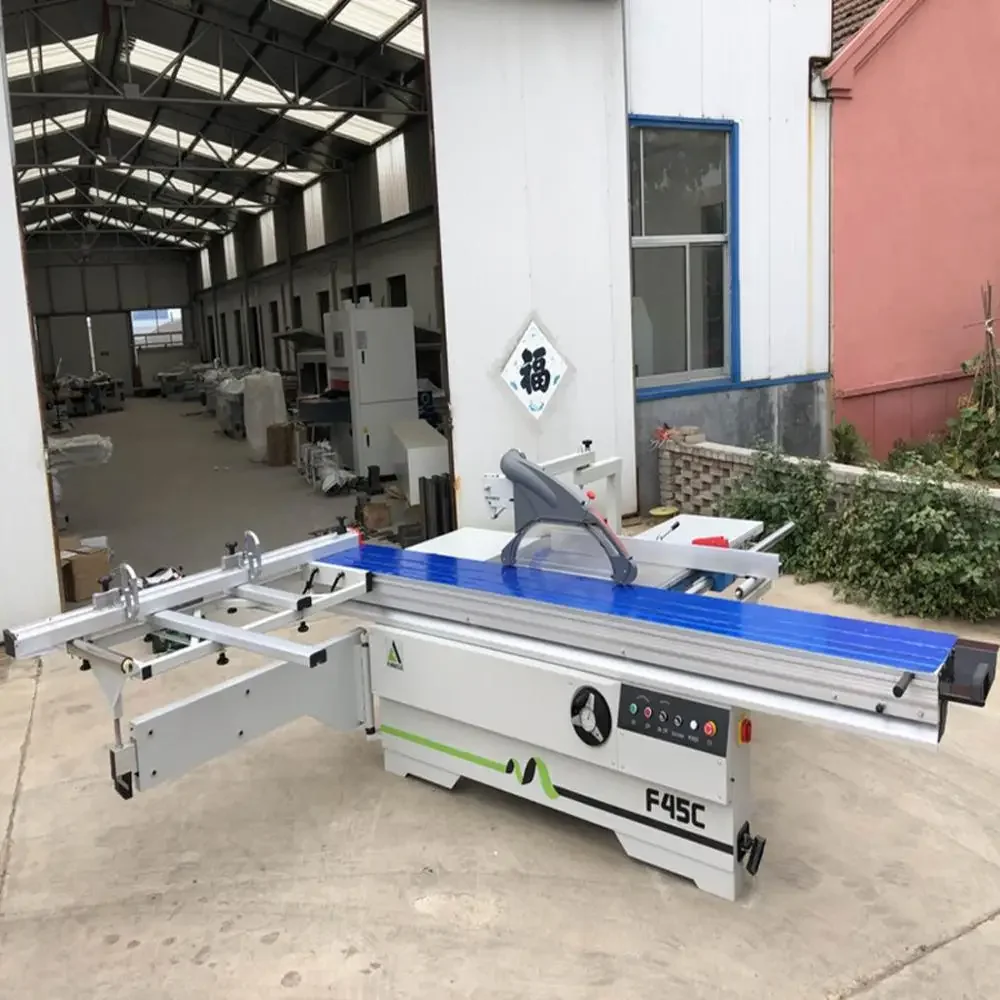 Precision sliding wood cutting panel saw machine/ CNC wood cutting sliding table saw machine with digital readout option