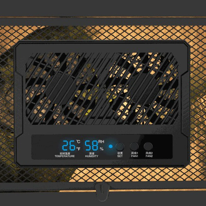 Reptiles Thermostat Aquarium Humidity Controller Bibarium Ventilation Fan Household Fish Tank Temperature Control Products