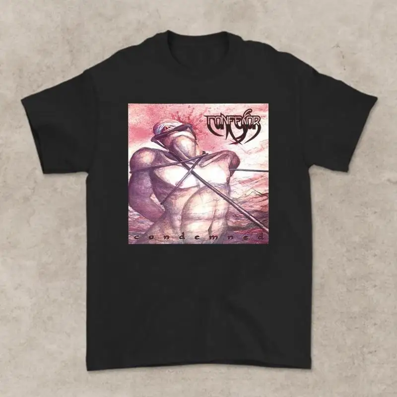 Confessor Condemned T Shirt Black Cotton Men Size S To 5Xl
