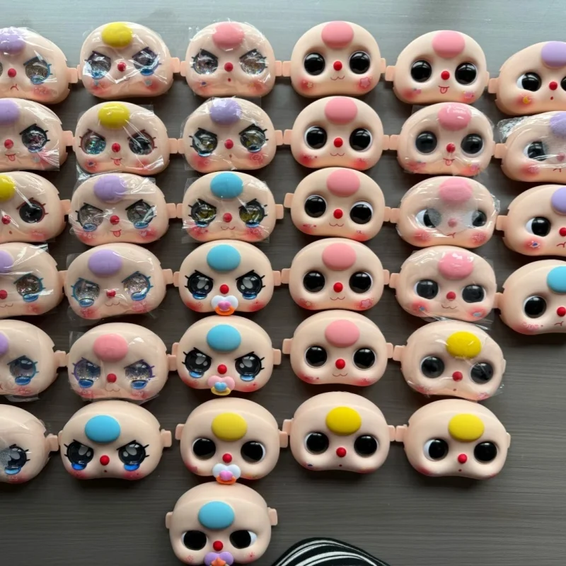 

New Arrival Baby Three Cute Angry Expression Handmade High Quality Suitable For 400% Baby Three Vinyl Faces Substitute Accessory