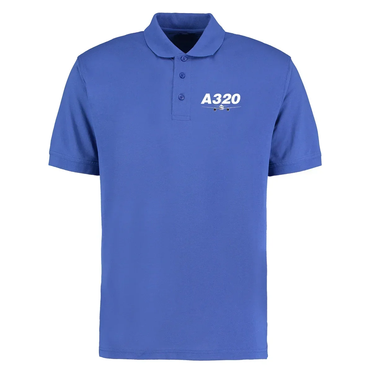 Men's Aviation Aircraft A320 Casual Cotton Polo Shirts Loose Flight Pilots Man Short Sleeve T-Shirt Tops Tees