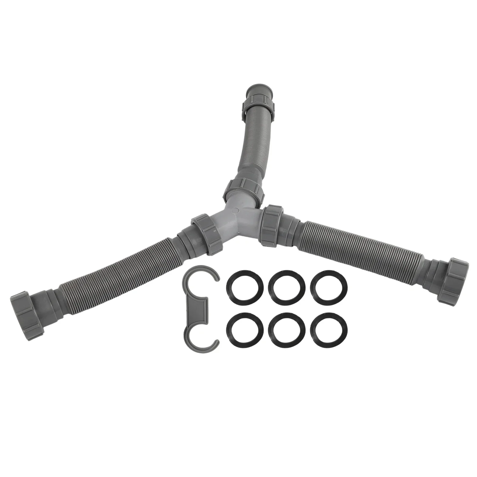 Comprehensive Drainage Kit Adjustable P Trap Extendable From 20 To 80 Cm Multiple Components Included 20 To 80 Cm