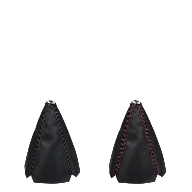 Universal PU Leather Car Gear Shift Collars Auto Manual Stick Shifter Knob Boot Cover Gaiter Accessories For Auto Interior