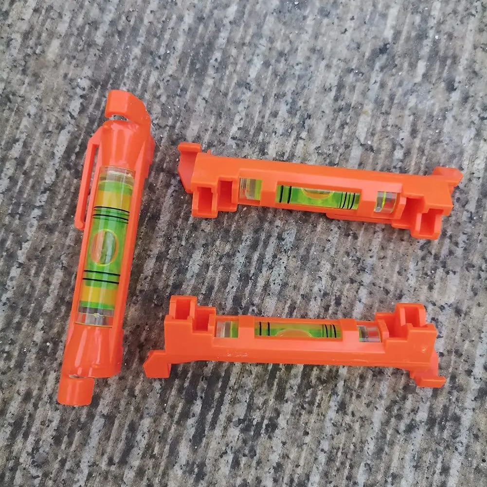 Livelli di bolla della linea di sospensione del livello della stringa da 4 pezzi per il rilevamento di livellamento, il commercio di edifici, la muratura, ecc. (Rosso)