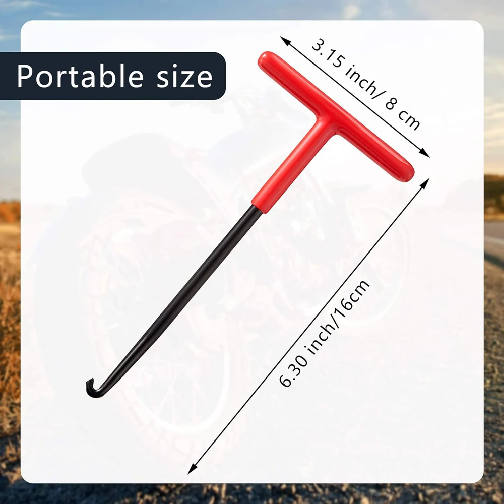 Exhaust Spring Puller Tool Hooks Tool Exhaust Hangers Removal Motorcycle Trampoline T Handle Hooks Expander Snowmobile Puller