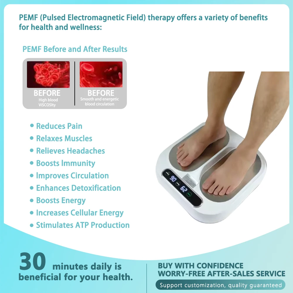 Terahertz P90 Plus+ Foot Massager Dispel Dampness Laser Terahertz Blood Circulation Foot Massager Teracare Pain Relief Machine