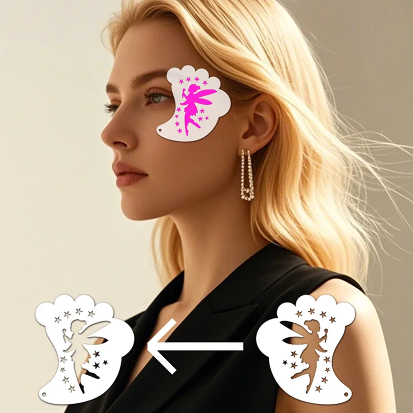 DIY 공예 손가락 스펀지 도포기 세트, 카드 제작용 손가락 페인팅 스펀지, 스탬핑, 얼굴 페인팅 템플릿