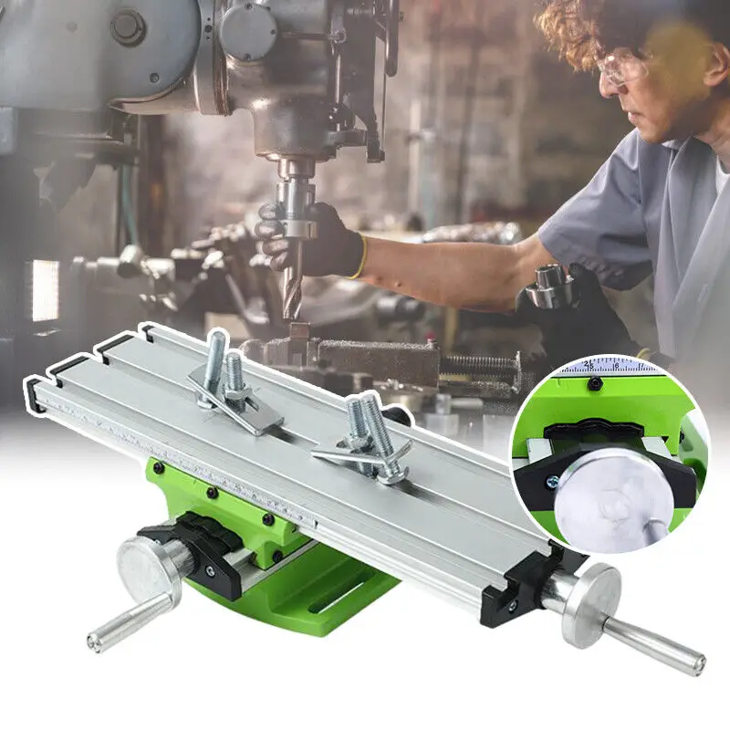 

Multifunction Drill Vise Fixture Working Table Mini Cross Work Table Milling Work Sliding Table X Y Axis Bench Drill Vise Tools